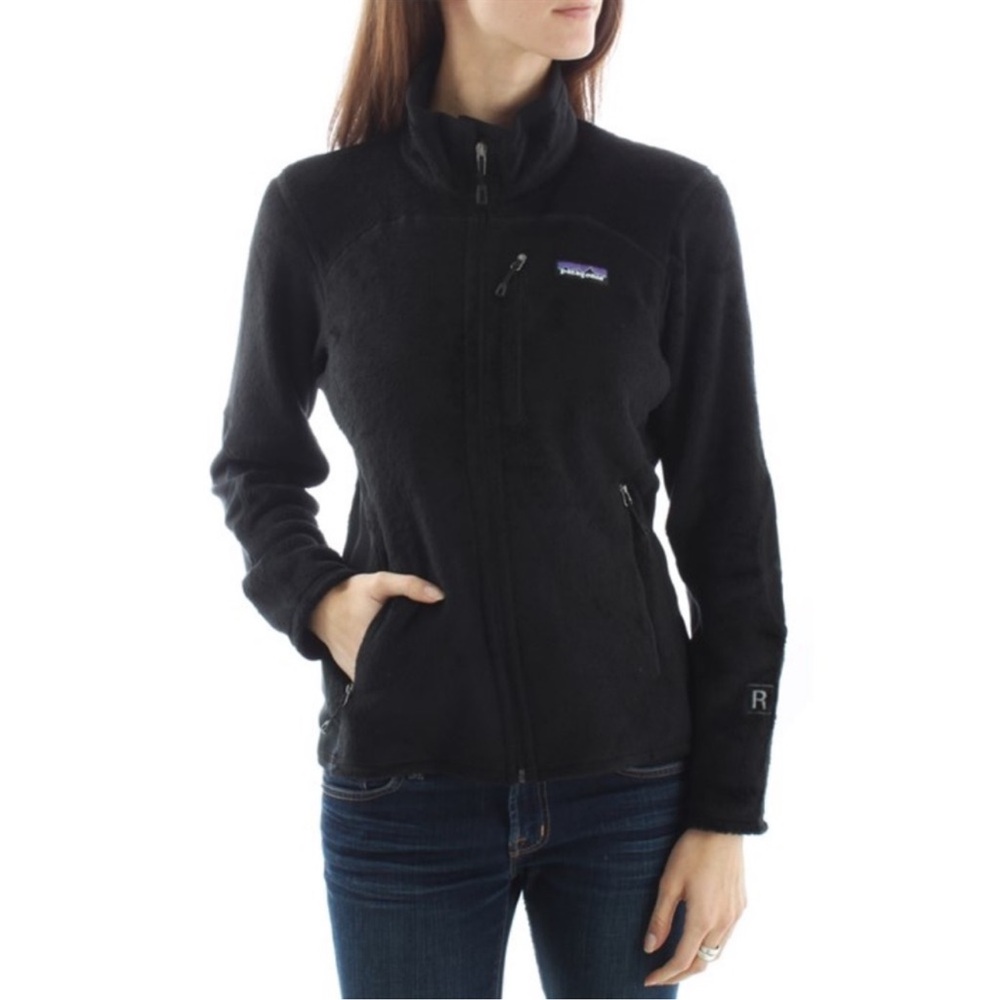 Patagonia Black Polartec Thermal Pro Ski Snow Jacket Size M
